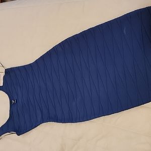 Blue tank dress